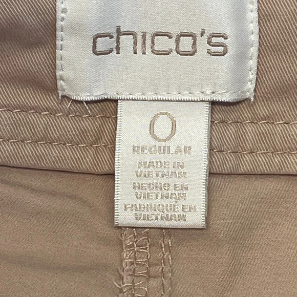 Chico's Womens Size O Small/4  Soft Pink Skinny Pants TINY FLAW - Picture 4 of 11